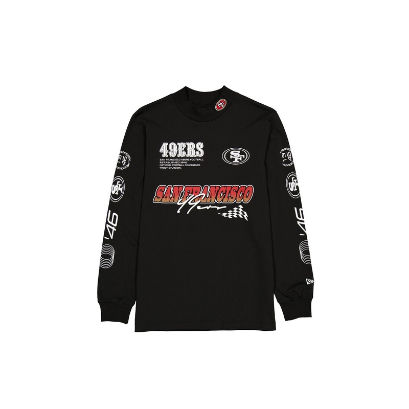 San Francisco 49ers Modern Speed Black Long Sleeve T-Shirt S