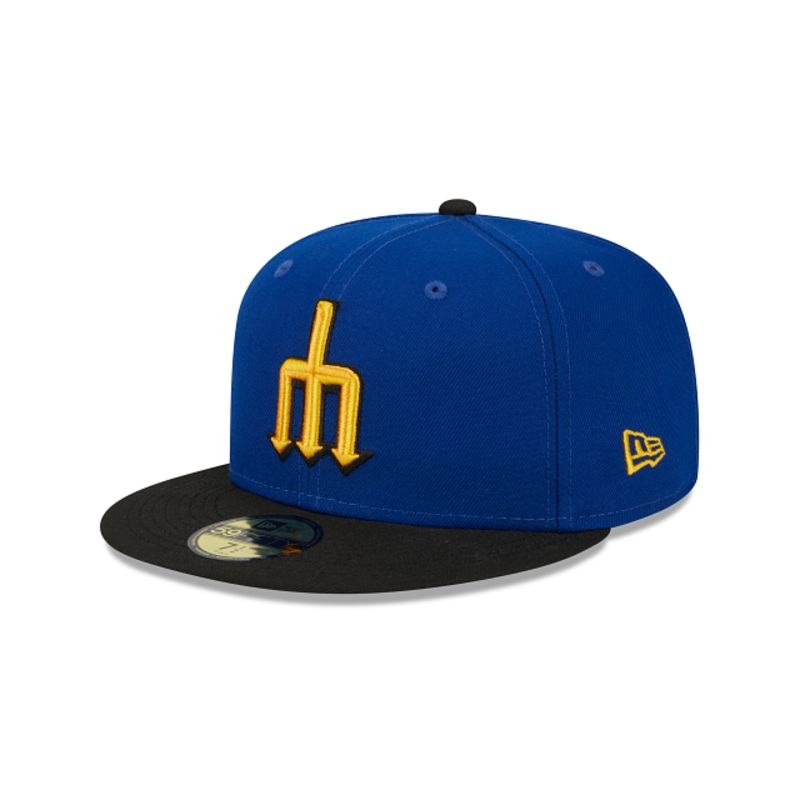 Seattle Mariners City Connect 59FIFTY Fitted Hat 7