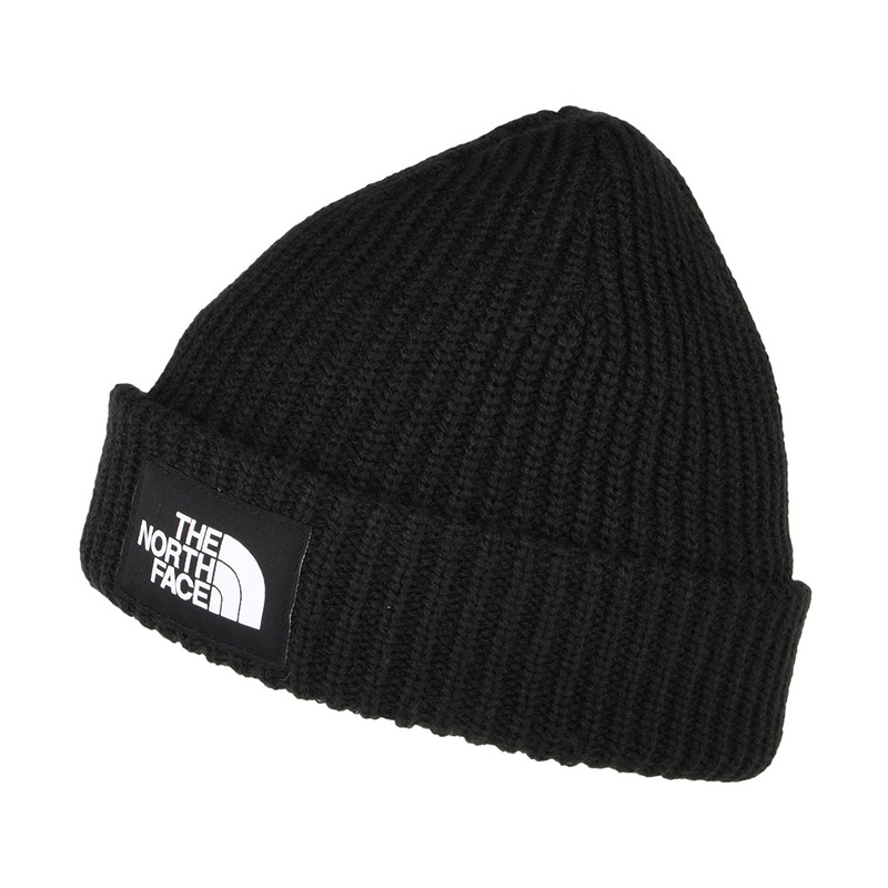 The North Face Hats Kids Salty Lined Recycled Beanie Hat – Black Kids – 1-Size