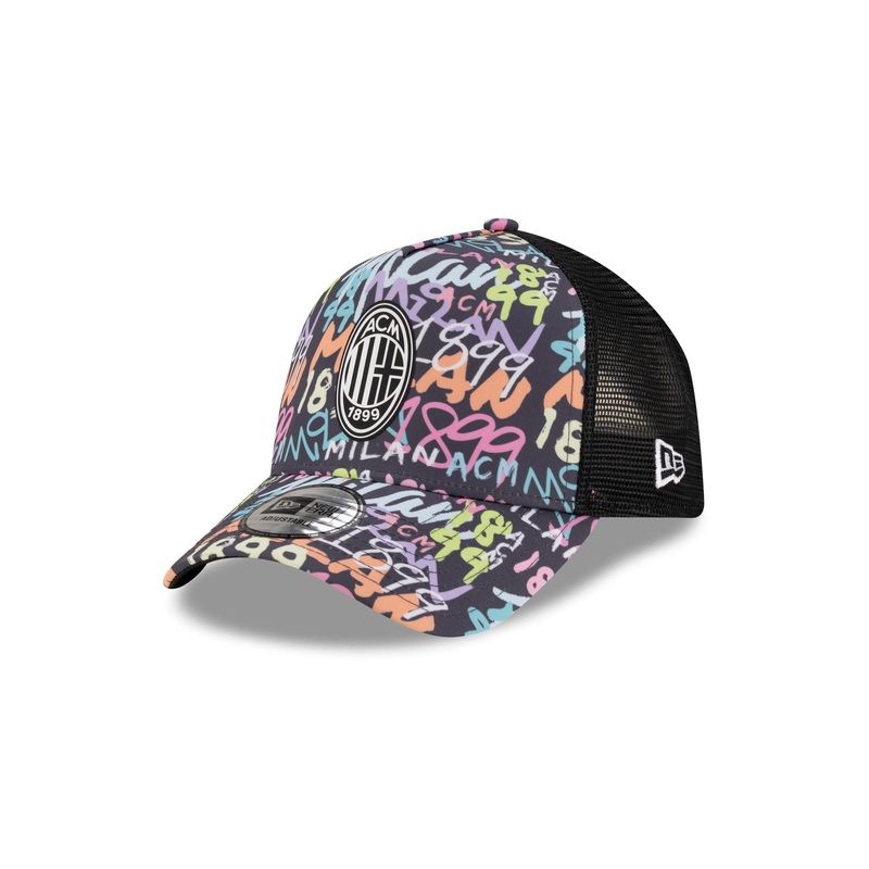 AC Milan Graffiti 9FORTY A-Frame Trucker Hat One Size