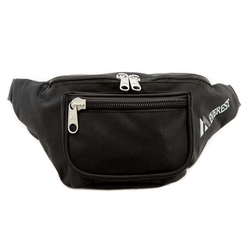 Everest Signature Waist Fanny Pack – Medium Size E044MD Black