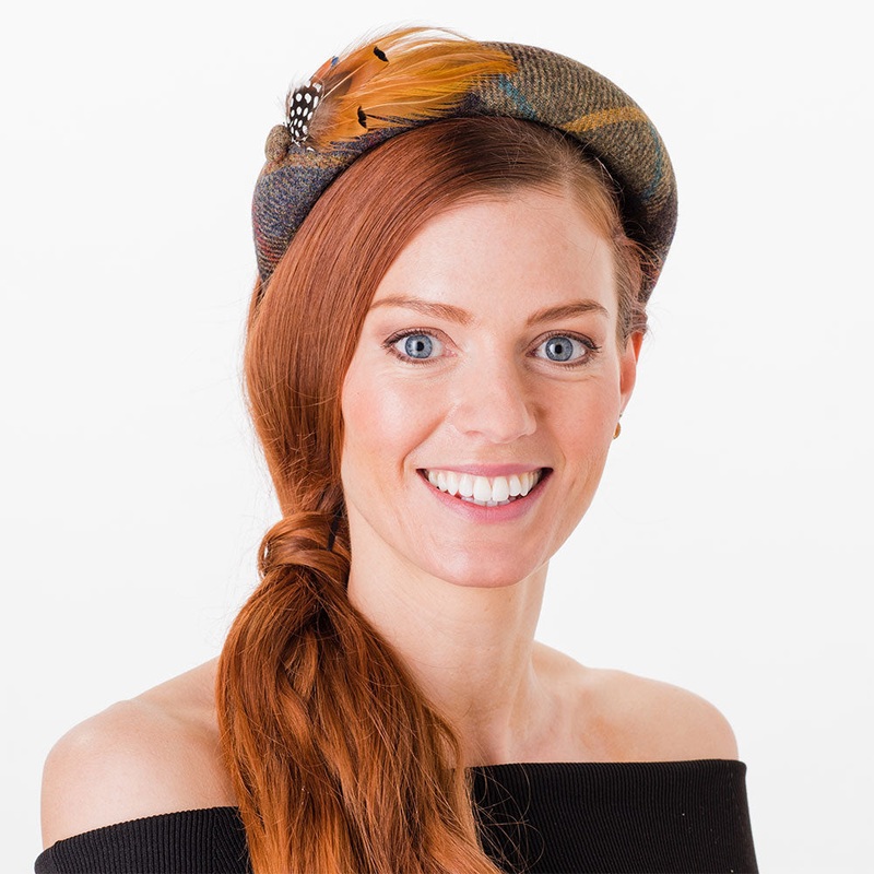 Failsworth Hats British Wool Sandown Headband – Olive-Multi 1-Size