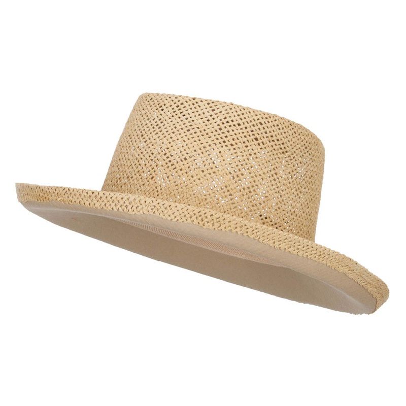Gambler Shape Toyo Hat Natural One Size