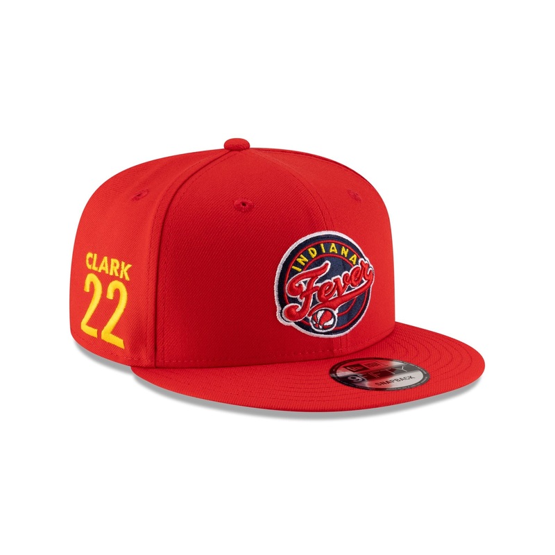 Indiana Fever Caitlin Clark Red Logo 9FIFTY Snapback Hat One Size