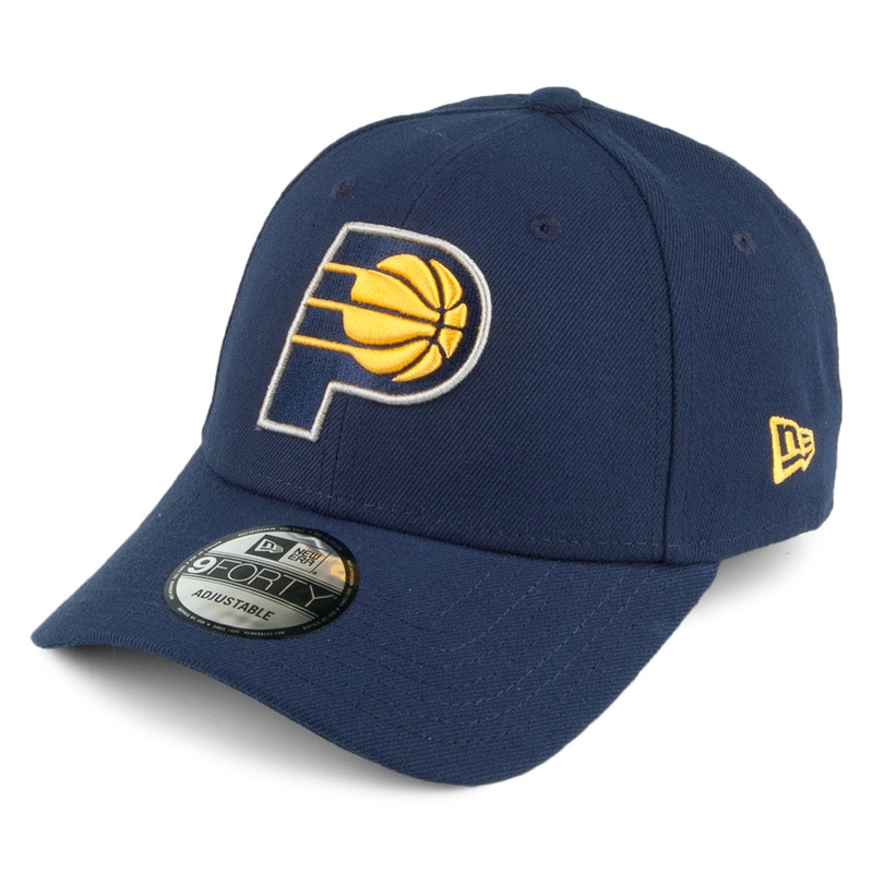 New Era 9FORTY Indiana Pacers Baseball Cap – NBA The League – Navy Adjustable