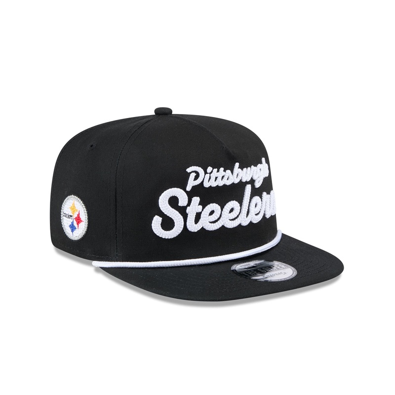 Pittsburgh Steelers Team Text Golfer Hat One Size