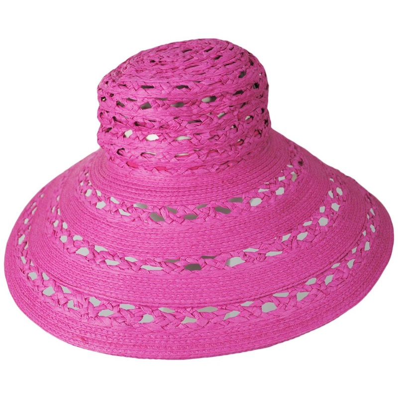 Sierra Toyo Straw Lampshade Sun Hat TAN ONE SIZE FITS MOST