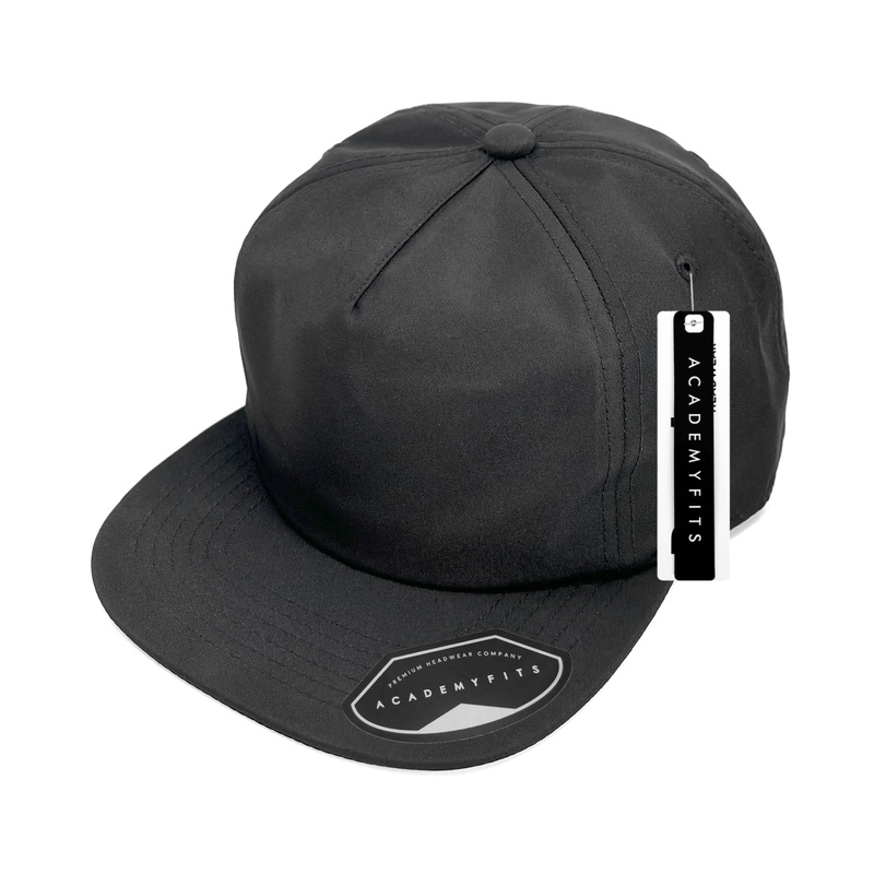 Academy Fits Satin Vintage Painters Hat 2015ST Black