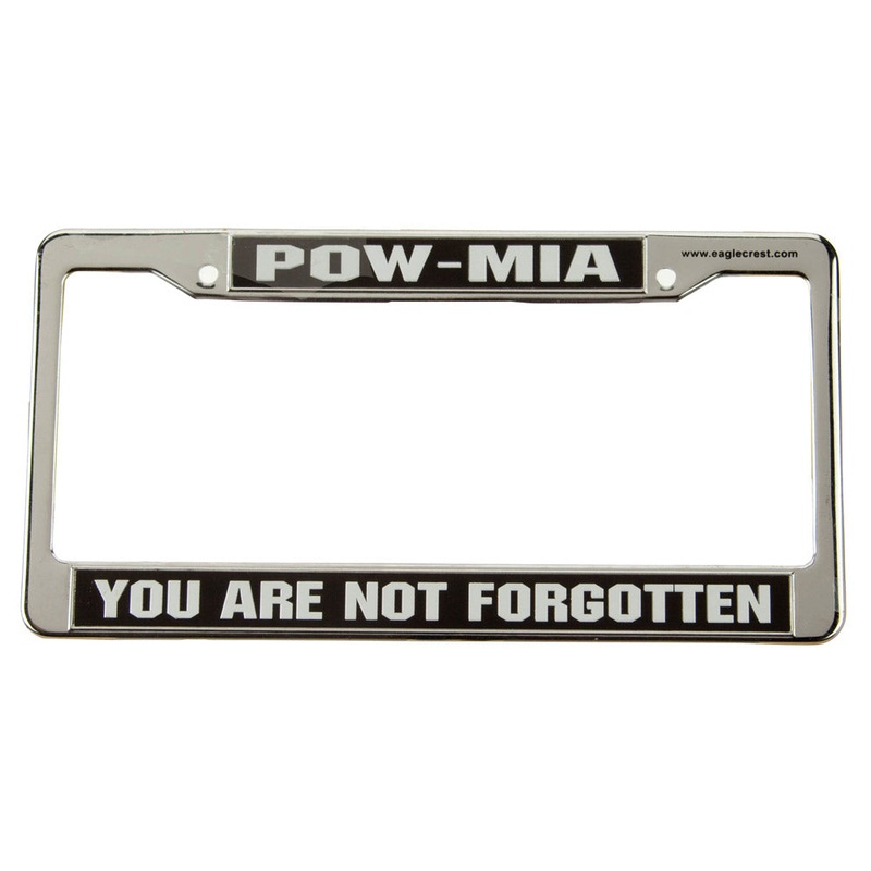 Assorted 3D License Frame Freedom One Size