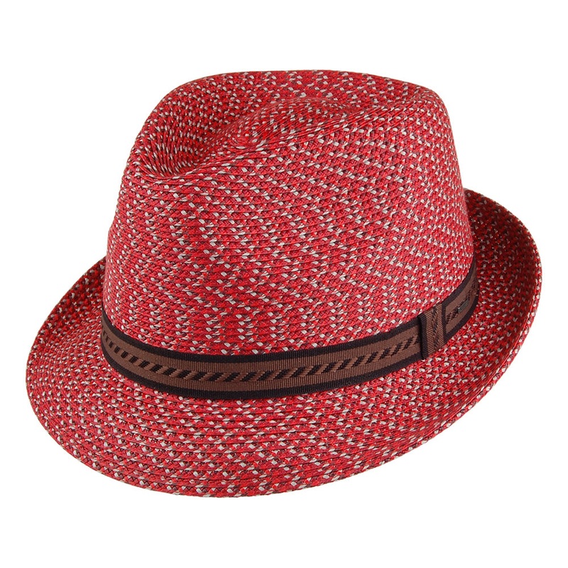 Bailey Hats Mannes Trilby Hat – Red-Multi S