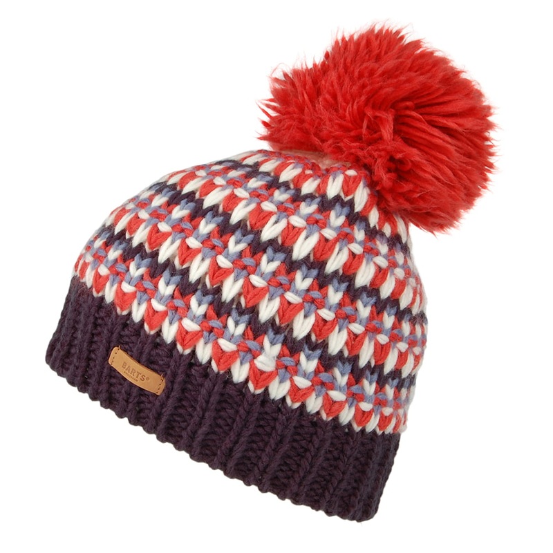 Barts Hats Melapie Bobble Hat – Rust-Blue 1-Size