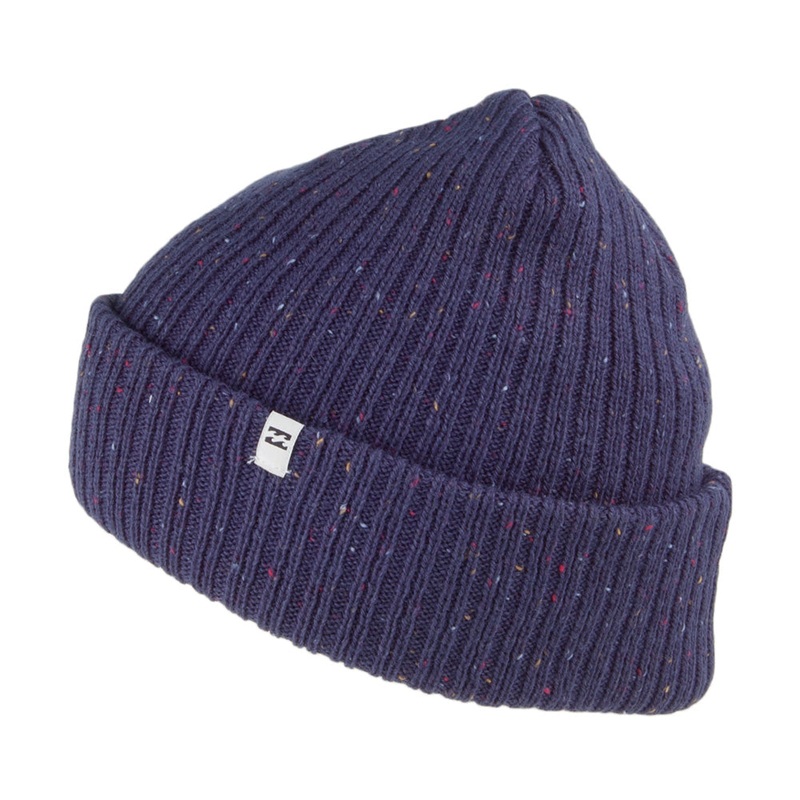 Billabong Hats Flecked Arcade Cuffed Beanie – Navy Multi 1-Size