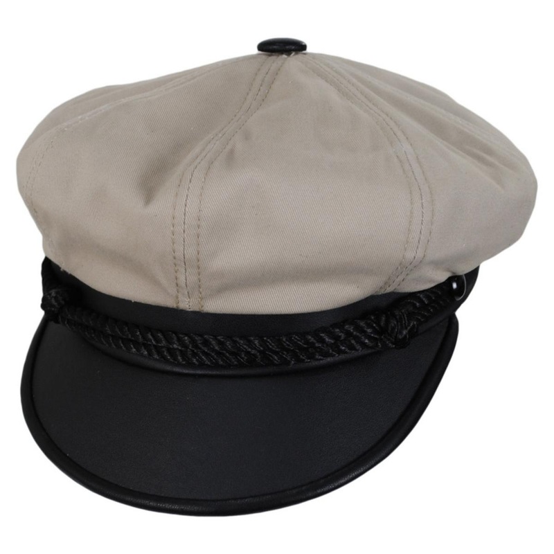 Brando Cotton Canvas Cap KHAKI S