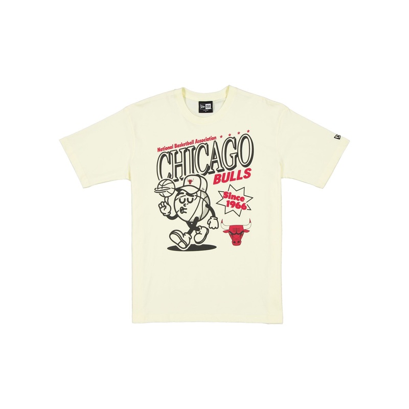 Chicago Bulls Sport Classics Chrome White T-Shirt S