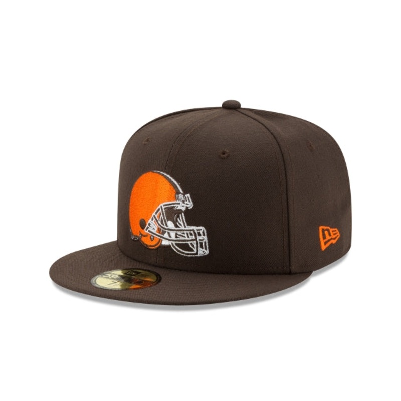 Cleveland Browns Brown 59FIFTY Fitted Hat 6 7/8
