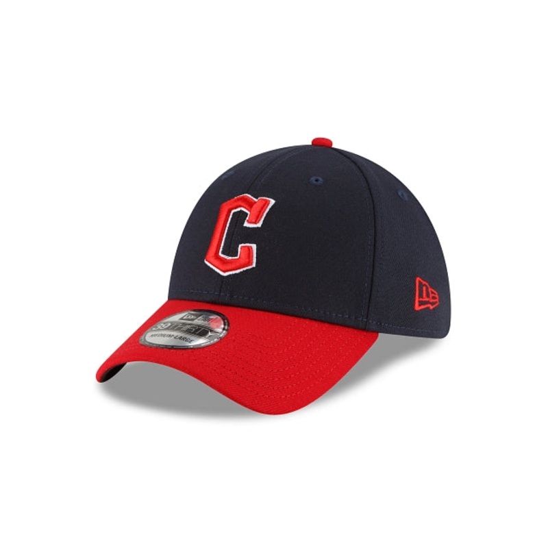 Cleveland Guardians Team Classic Home 39THIRTY Stretch Fit Hat S/M
