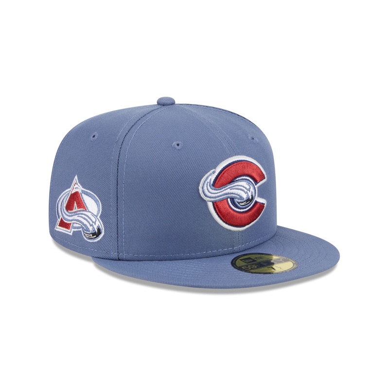 Colorado Avalanche Deceptor 59FIFTY Fitted Hat 7