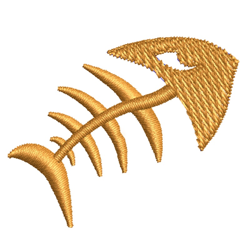 Golden Fish Skeleton Golden Fish Skeleton One Size