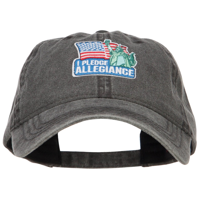 I Pledge Allegiance Patched Washed Cap Black One Size