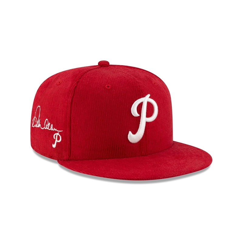 Just Caps Player Corduroy Philadelphia Phillies Dick Allen 59FIFTY Fitted Hat 7
