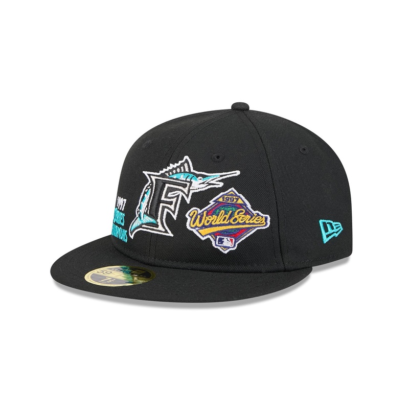 Miami Marlins Championship Pack Retro Crown 59FIFTY Fitted Hat 7