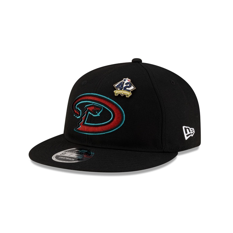 Arizona Diamondbacks Jackie Robinson Day 2025 Retro Crown 9FIFTY Snapback Hat One Size