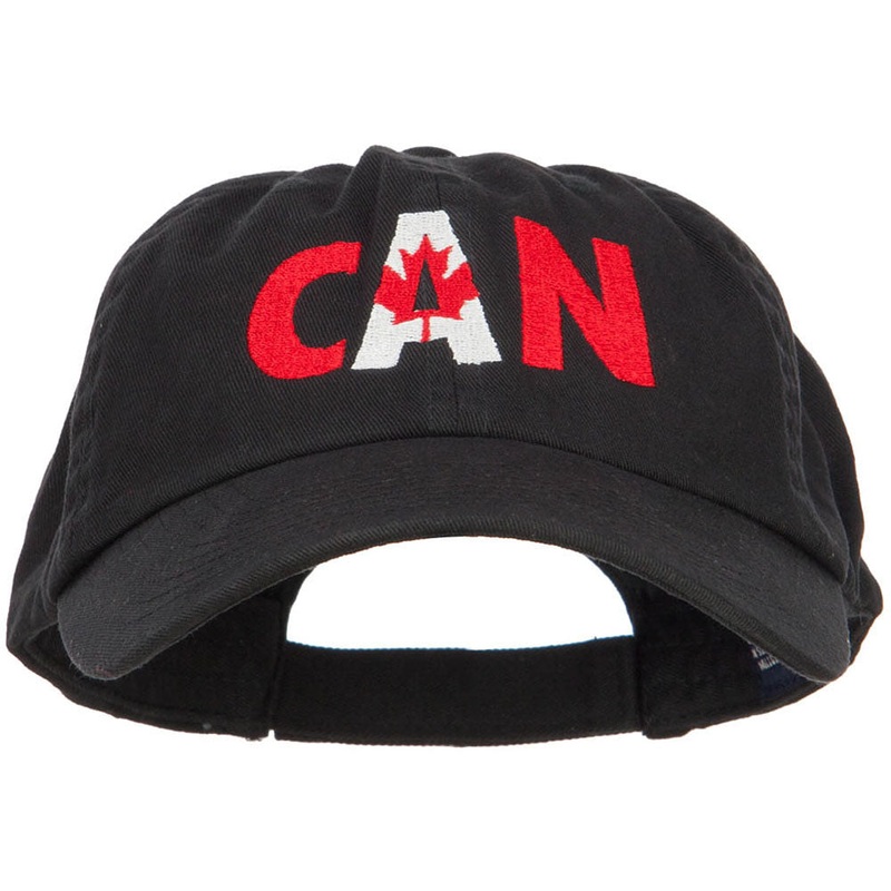 Canada Embroidered Low Profile Cap Black One Size