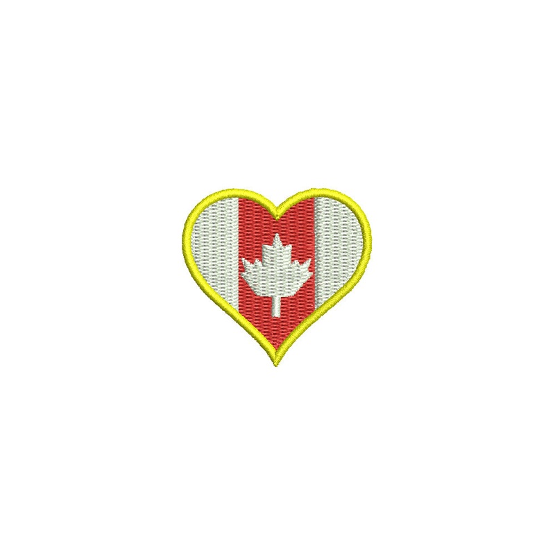 Canada Heart Flag Default Title One Size