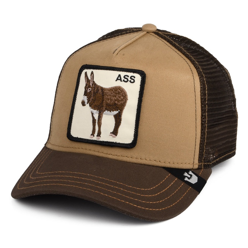 Goorin Bros. Ass Trucker Cap – Brown Adjustable