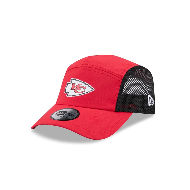 Kansas City Chiefs Poly Runner Adjustable Hat One Size