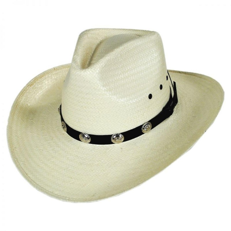 Kent Toyo Straw Western Hat IVORY 6 3/4