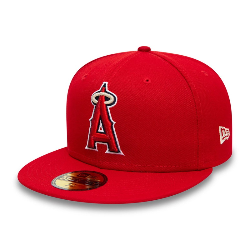 New Era 59FIFTY Los Angeles Angels Baseball Cap – MLB On Field AC Perf – Red 7