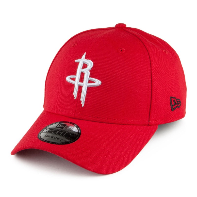 New Era 9FORTY Houston Rockets Baseball Cap – NBA The League – Red Adjustable