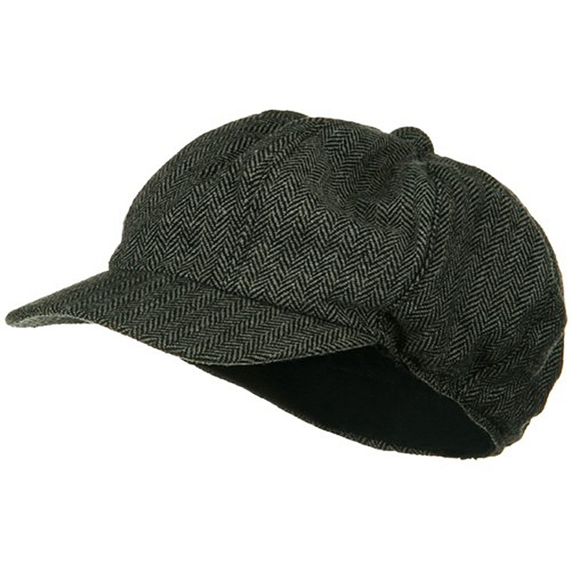 Steampunk Herringbone Drive Cap Herringbone One Size