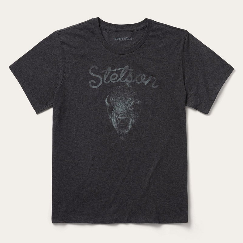 Bison Spirit Graphic Tee Black S
