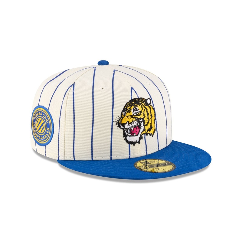 Club Tigres UANL Retro Pinstripe 59FIFTY Fitted Hat 7