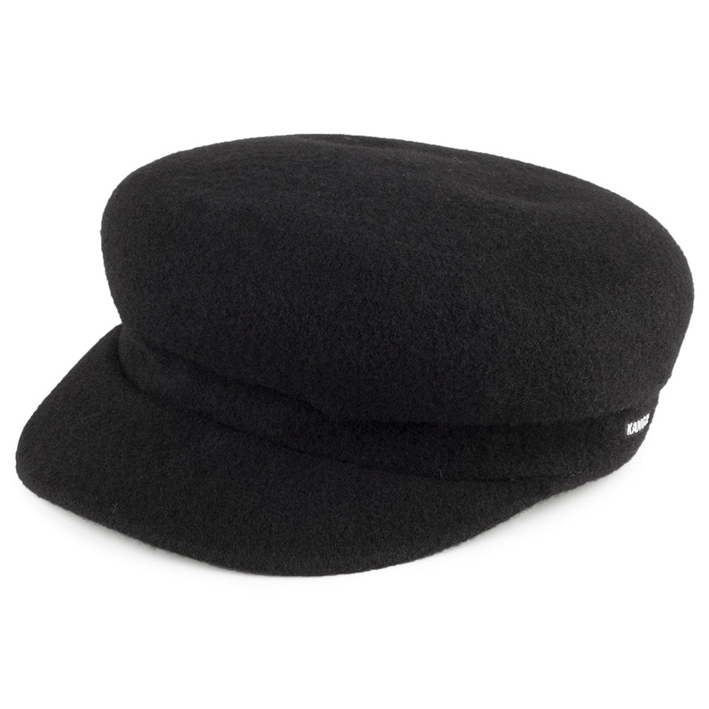 Kangol Enfield Wool Fisherman Cap – Black S