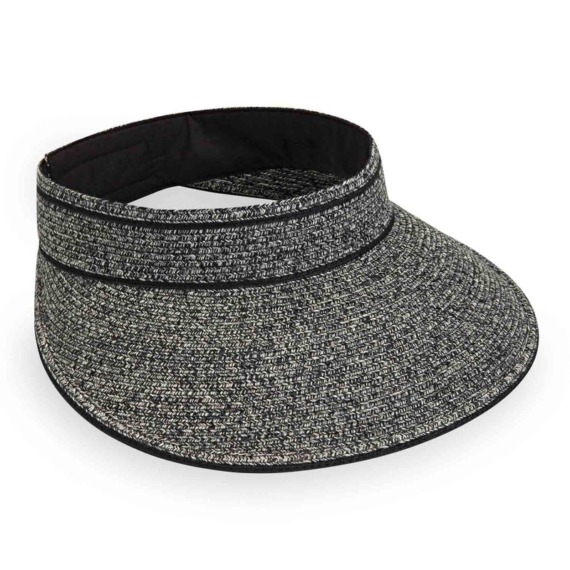 Lily Roll Up Sun Visor – Carkella Hats Black OS