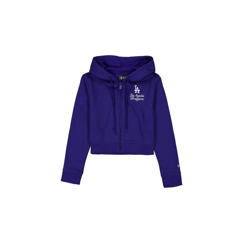 Los Angeles Dodgers Game Day Cropped Women’s Zipper Hoodie XS