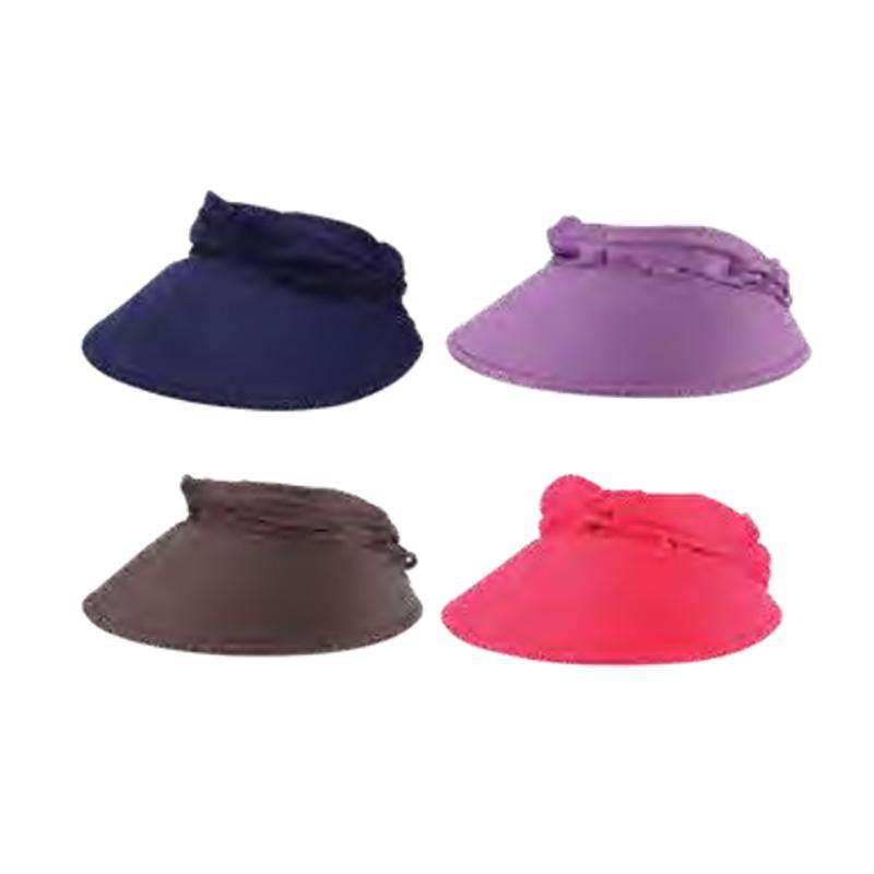 Lycra Swimsuit Sun Visors in Fashion Colors – Tropical Trends Fuchsia M/L (57-59 cm)