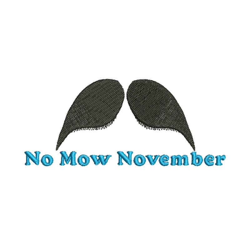 No Mow November Logo Default Title One Size