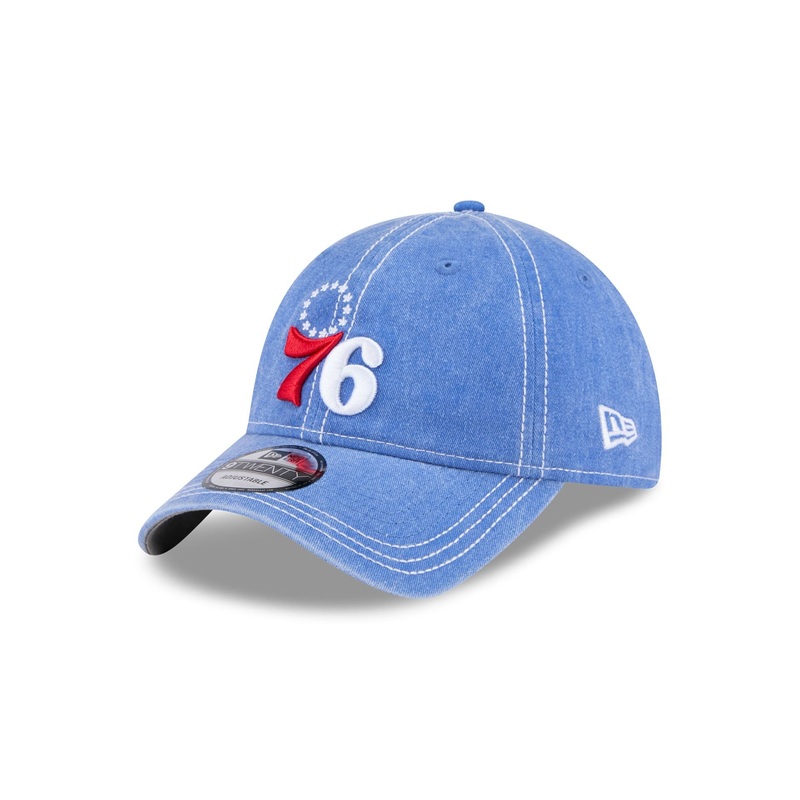 Philadelphia 76ers Washed Contrast 9TWENTY Adjustable Hat One Size