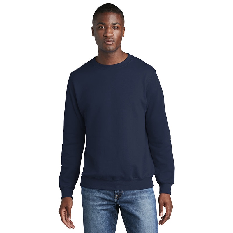 Port & Company PC78 Core Fleece Crewneck Sweatshirt – Navy Navy S