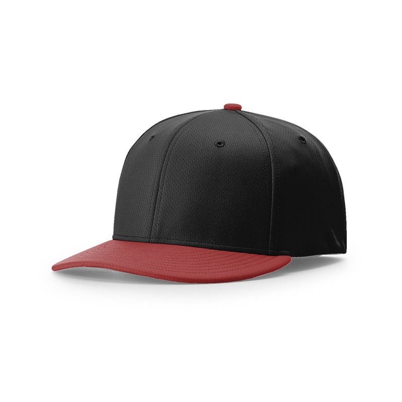 Richardson PTS50 – Matrix R-Flex Cap – Combination Colors Black/Cardinal XS-SM (6 5/8 – 7)