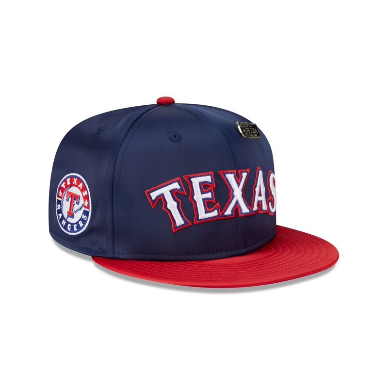 Texas Rangers Satin Pin 9FIFTY Snapback Hat One Size