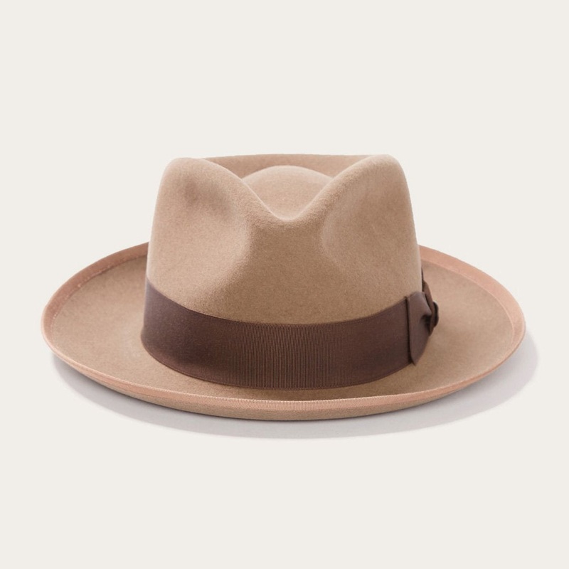 Whippet Wool Fedora Camel S