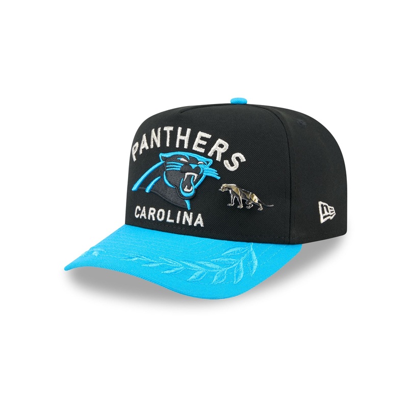 Carolina Panthers 2025 Draft Black 59FIFTY A-Frame Fitted Hat 7