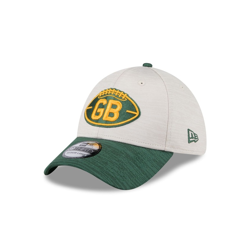 Green Bay Packers 2024 Historic Sideline 39THIRTY Stretch Fit Hat S/M