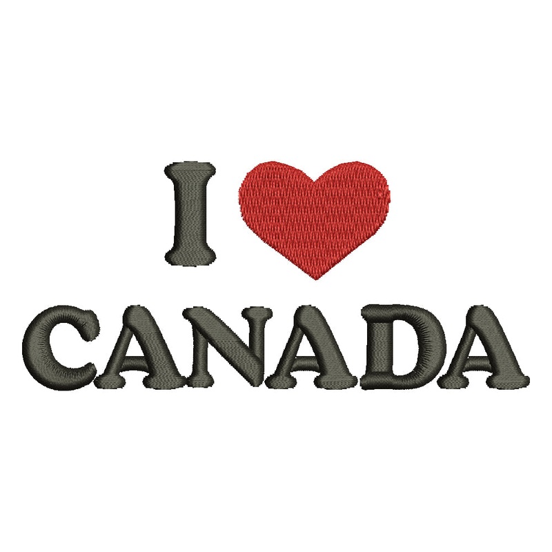 I love Canada with Heart Default Title One Size