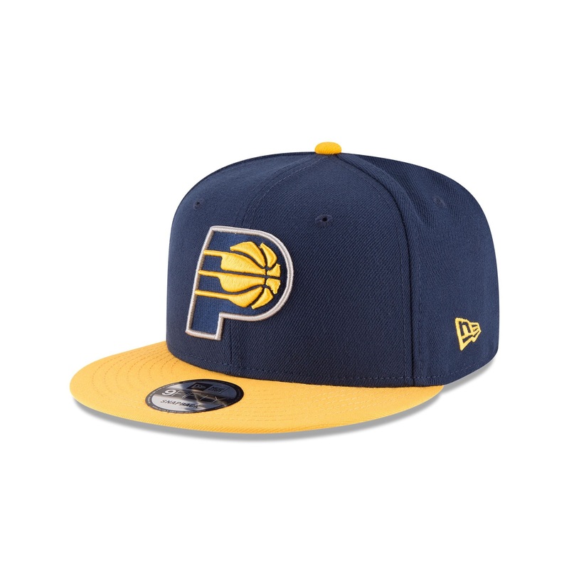 Indiana Pacers Basic Two Tone 9FIFTY Snapback Hat One Size